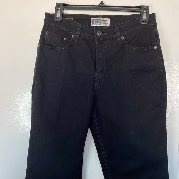 EUC Levi signature at waist Black bootcut jeans - Picture 3 of 7